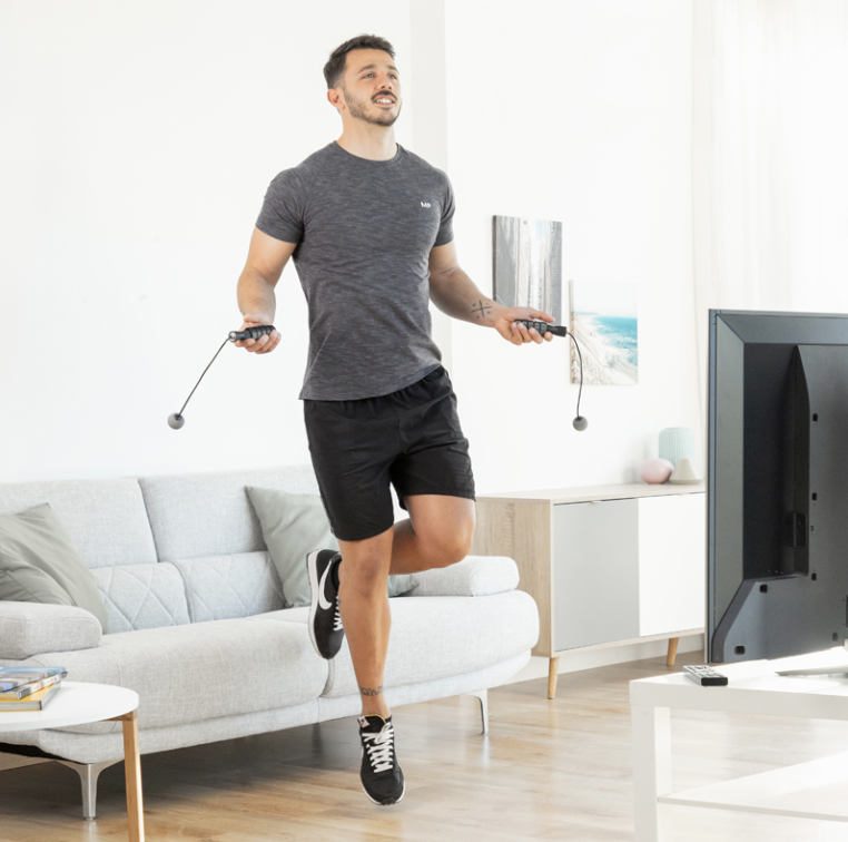 Corde À Sauter Lestée Sans Fil Pour Exercices De Fitness - Temu France